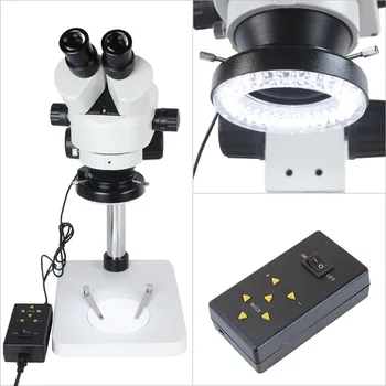 

Professional 64 LED Ring for Microscope Illumination 4 Mode 16 Phase Adjustable Light Microscope Accessories High Quality