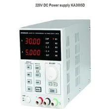 KA3005D высокая точность Регулируемый Цифровой Источник Питания ПОСТОЯННОГО ТОКА 4 Шт. ма 30 В/5A для научных исследований Лаборатории