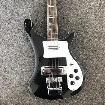 

Kaiyun Factory custom Rickenback 4 string bass guitar.Ricken4003 whole body beautiful carved bass.100% real photo.