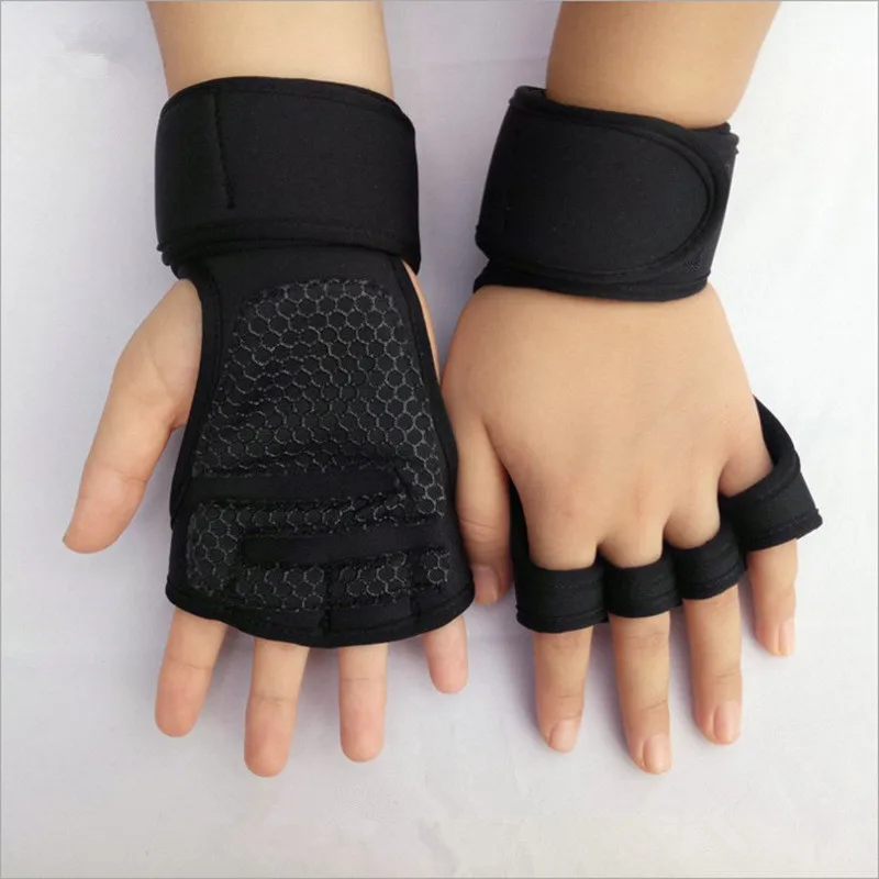 1 pair Gym Gloves Weight Lifting Training Gloves Women Men Fitness Sports Body Building Gymnastics Grips Gym Hand Palm Protector 1 pair Gym Gloves Weight Lifting Training Gloves Women Men Fitness Sports Body Building Gymnastics Grips Gym Hand Palm Protector