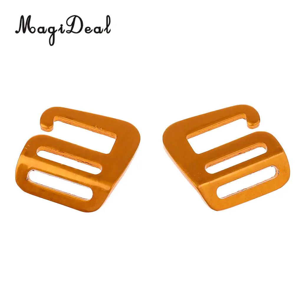 MagiDeal 8 Pcs 1 inch G Hook Outdoor Webbing Buckle for Backpack Strap 25mm Gold