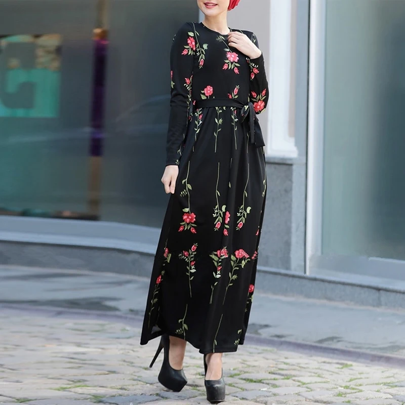 Abaya Caftan халат Дубай ислам кафтан хиджаб мусульманское модное платье Abayas для