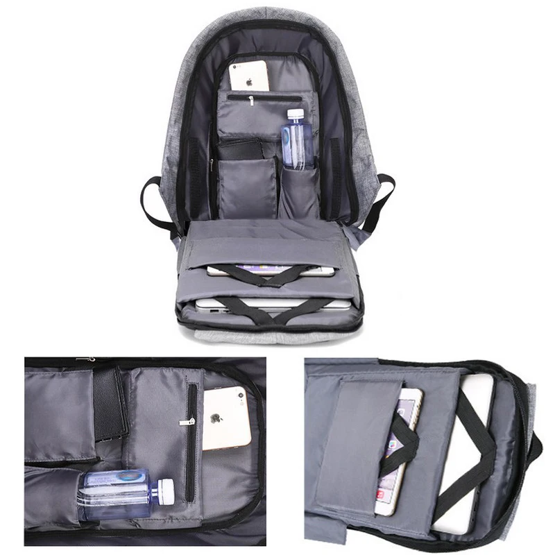 Multi Function Storage Box External USB Charge Computer Backpack Waterproof anti theft Travel Bag For Carmera Mobile Phone (5)