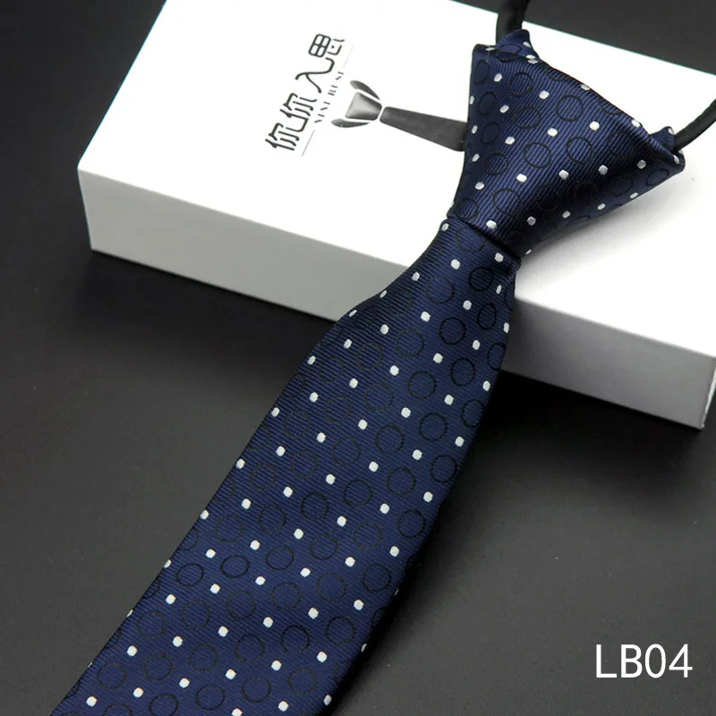 Pánské kravaty s černým zipem pro snadné šíření krku pro muže s úzkým krkem 2019