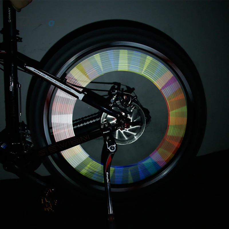 Deemount24PCS цикл говорил свет отражатели Авто световая Чувствительная отражение ленты спицы корпус для MTB Город дорожные велосипеды S