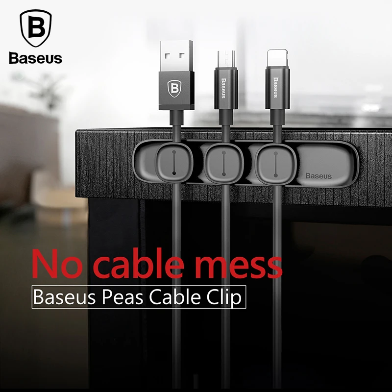 كابل مغناطيسي المشبك للهاتف المحمول USB البيانات منظم الكابلات ل USB كابل الشاحن المغناطيسي مكتب حامل لكابل متعرج