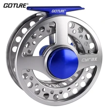 Goture CYRAX большая беседка бесшумное извлечение точной ЧПУ обработанной резки Fly Рыболовная катушка 3BB алюминиевый сплав металлическая Летающая катушка 5/6WT 7/8WT