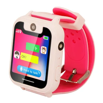

Children smart watch S6 color screen positioning baby smart watch LBS camera flashlight touch screen sos English version