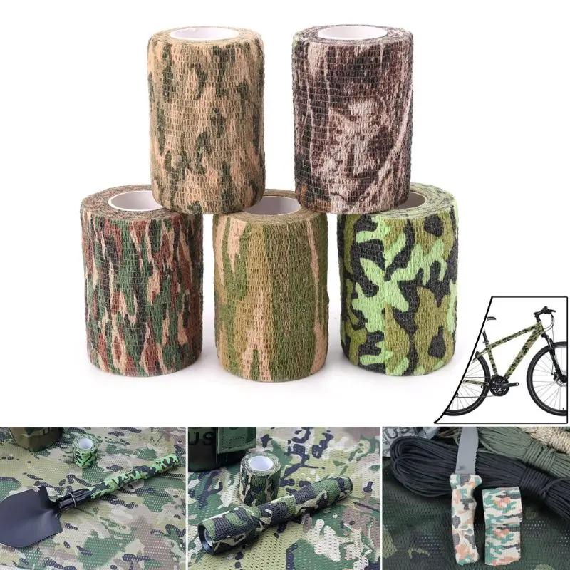 

Army Camo Outdoor Hunting Shooting Tool Camouflage Stealth Tape Wrap