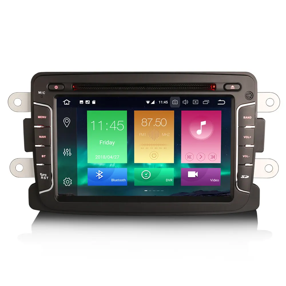 

Erisin ES7429D 7" Android 8.0 Octa core 4G RAM Car DVD GPS Radio DVR DAB+ DVD for Renault Dacia Duster