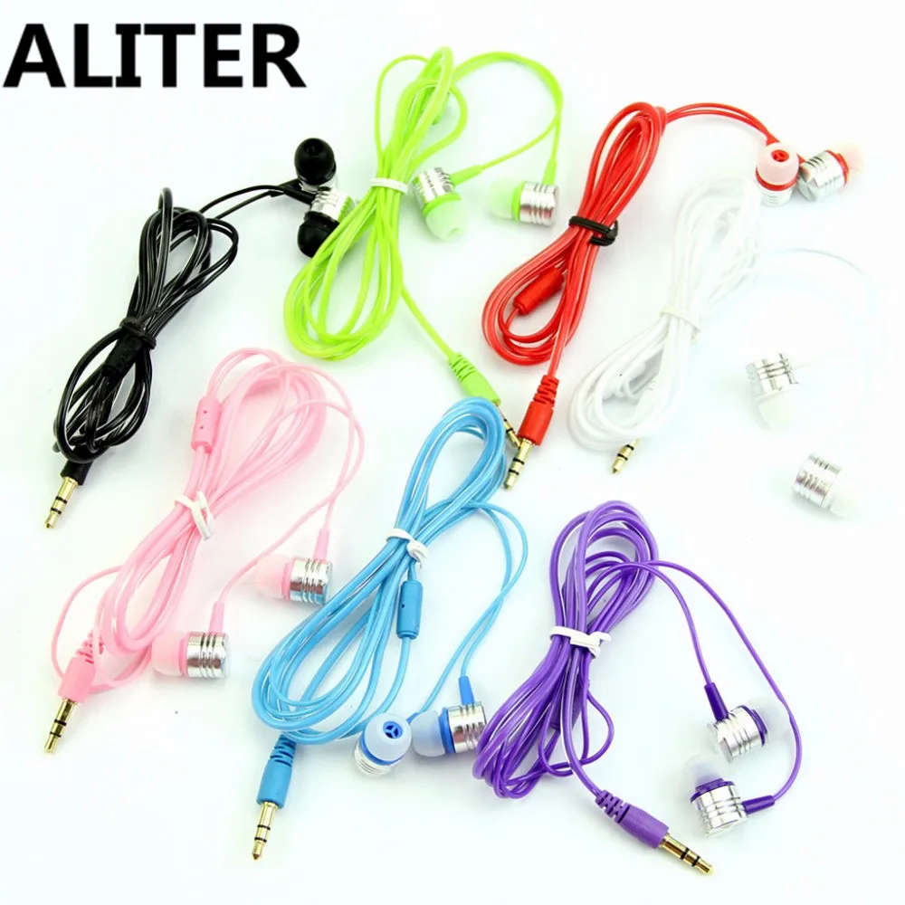 

ALITER Wire Earphone 3.5mm In-Ear Earbuds Earphone for Huawei phone MP3 PC Smartphone gai