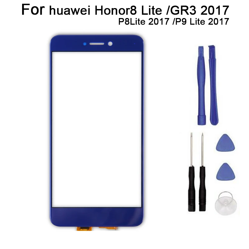 

New Touch screen For huawei Honor 8 Lite GR3 2017 touch Screen Digitizer Front Glass Touch Panel Replacement + tool