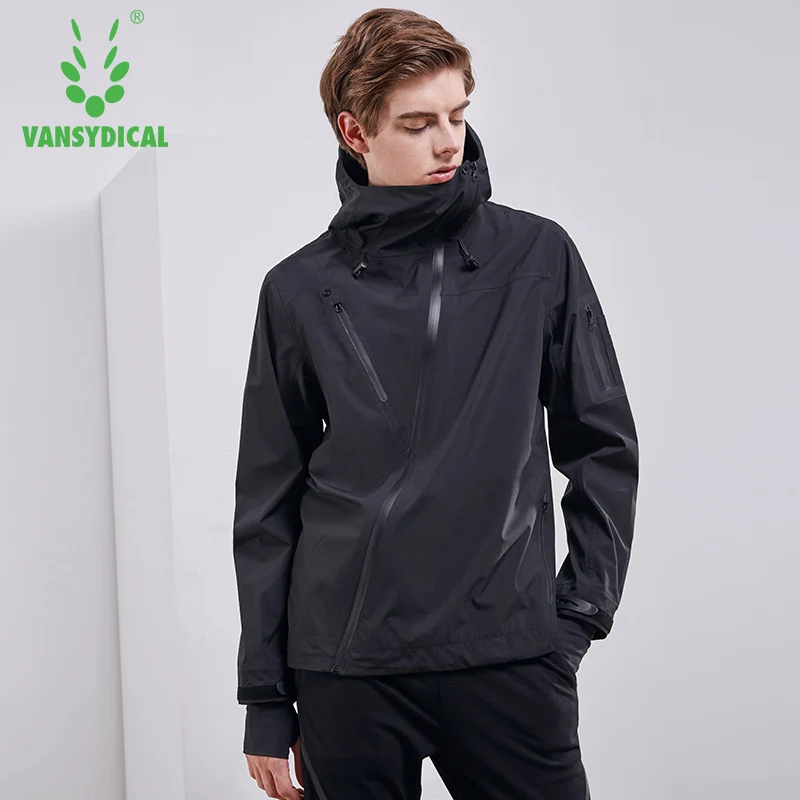 Vansydical спортивные куртки осень зима Для мужчин с капюшоном и защитой от ветра