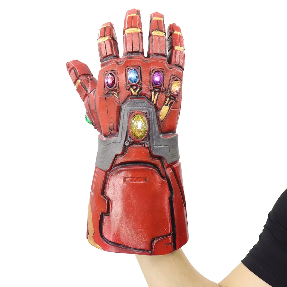 Железный человек Tony Stark Infinity Gauntlet светодиодный светильник супергерой Бесконечность камень косплей перчатки Гибкие пальцы