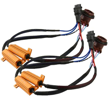 

2x T20 1156 BA15S 1157 7440 7443 3156 3157 50W Car LED Turn Singal Load Resistor Canbus Error Free Wiring Canceller Decoder