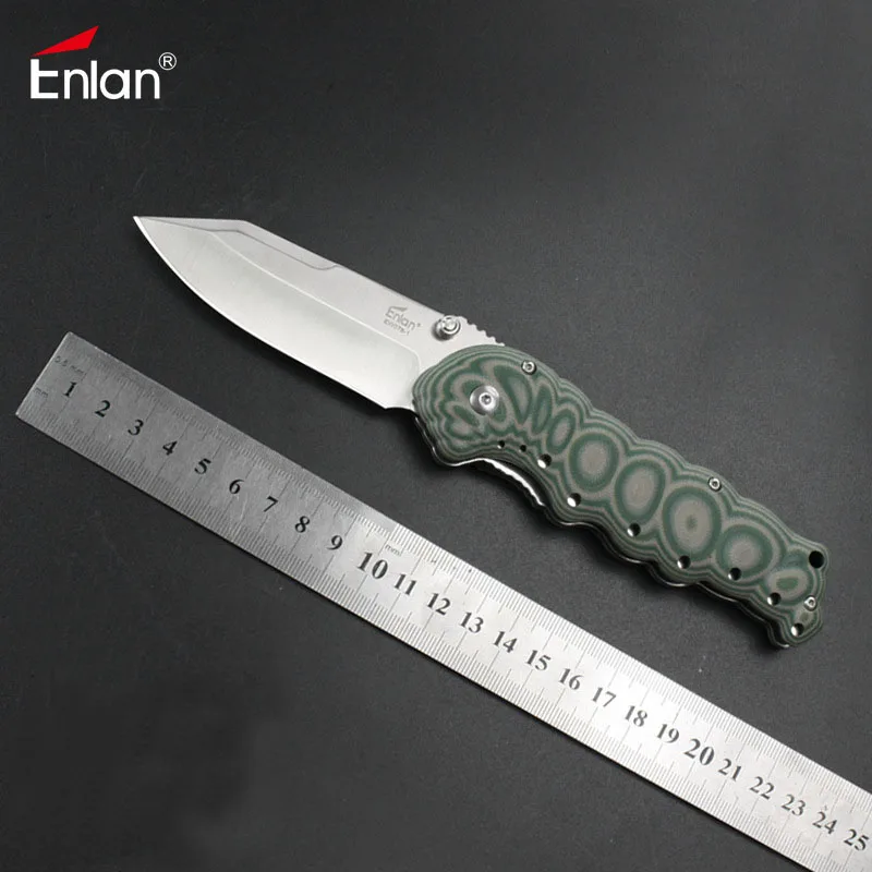 Складной нож Enlan EW078 8Cr13Mov Blade G10 тактический Клинок для выживания на природе