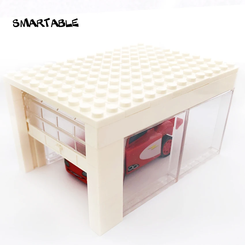 Smartable гараж с вращающейся дверью строительные блоки MOC игрушки для детей сделай