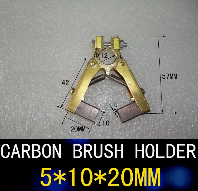 

5*10*20(42L)mm carbon Brush holder Scissors Double foot type for Motor power Tool