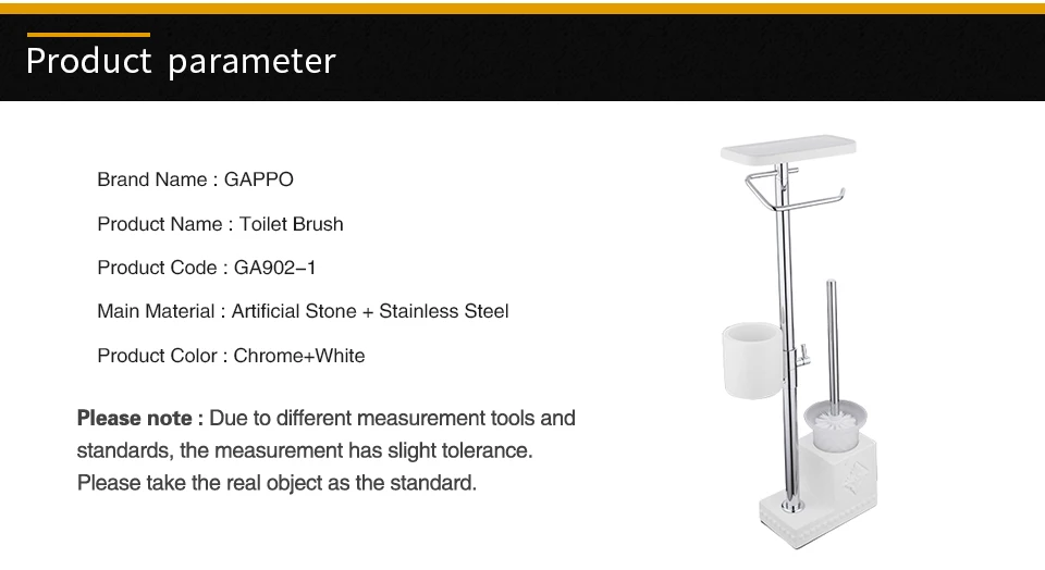 GAPPO щетка для унитаза белая ванная комната держатели для унитаза отдельно стоящие аксессуары Матовый держатель для туалетной щетки для ванной комнаты