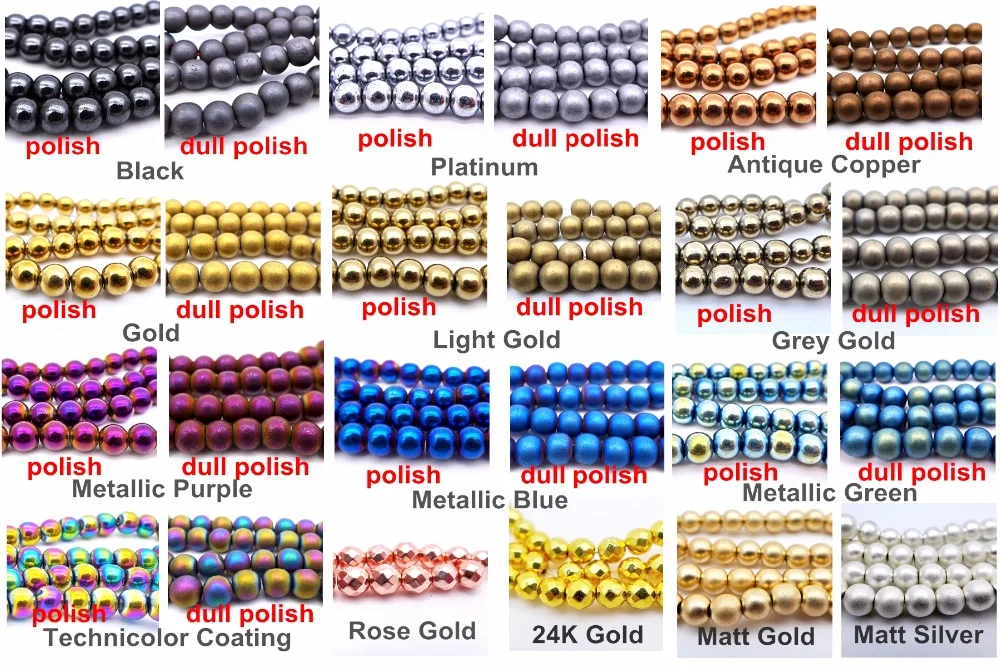 hematite colour card