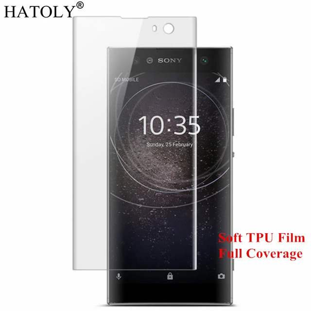 Взрывозащищенная мягкая нано-пленка из ТПУ для sony Xperia XA2 2 шт. прозрачная защитная