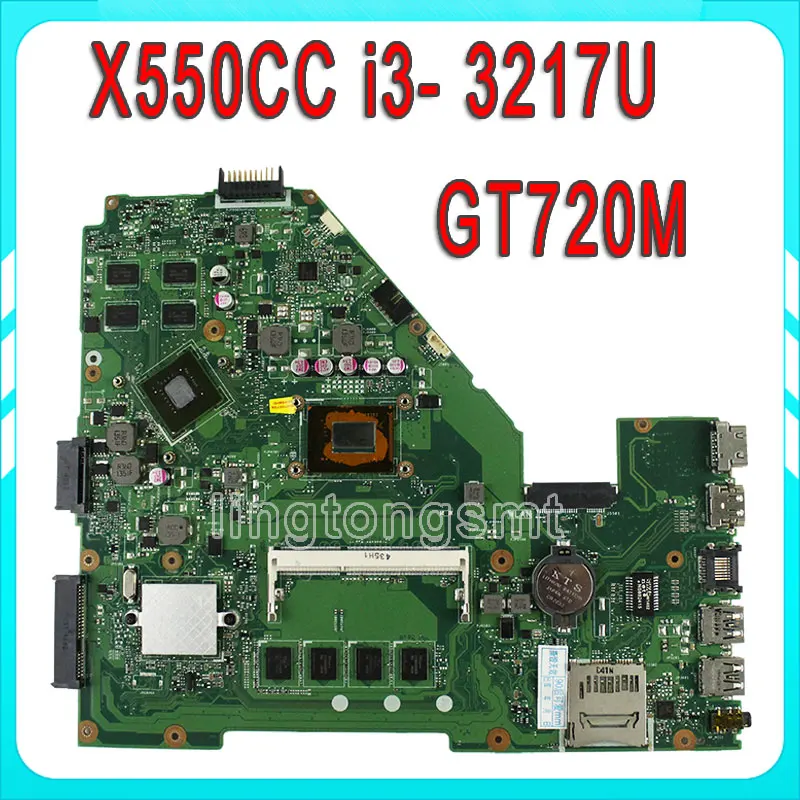 for ASUS X550CC R510CC DDR3 font b Laptop b font Motherboard GT720M 2GB I5 3337U CPU