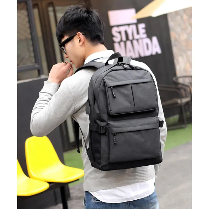 Nueva Mochila de ordenador portátil de carga USB Anti-thief para mujer Mochila para hombre Mochila escolar para hombres mochilas de Mochila con bolsillo Nueva Mochila de ordenador portátil de carga USB Anti-thief para mujer Mochila para hombre Mochila escolar para hombres mochilas de Mochila con bolsillo