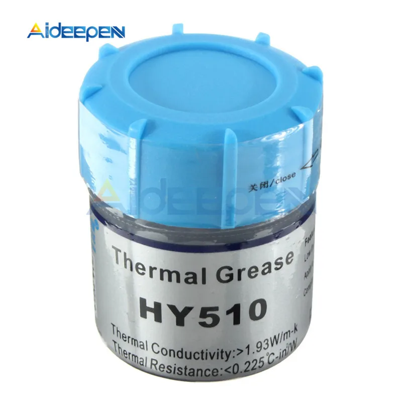 HY510 10g HY410 HY510 HY710 HY810 серая силиконовая паста, Теплопроводящая паста, Серебряная термопаста 2 г/10 г/20 г/30 г - Цвет: HY510 10g