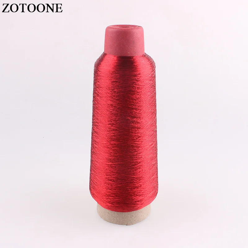 ZOTOONE 3500 м/рулон DMC Красный нитки мулине металлической вышивкой для пошива