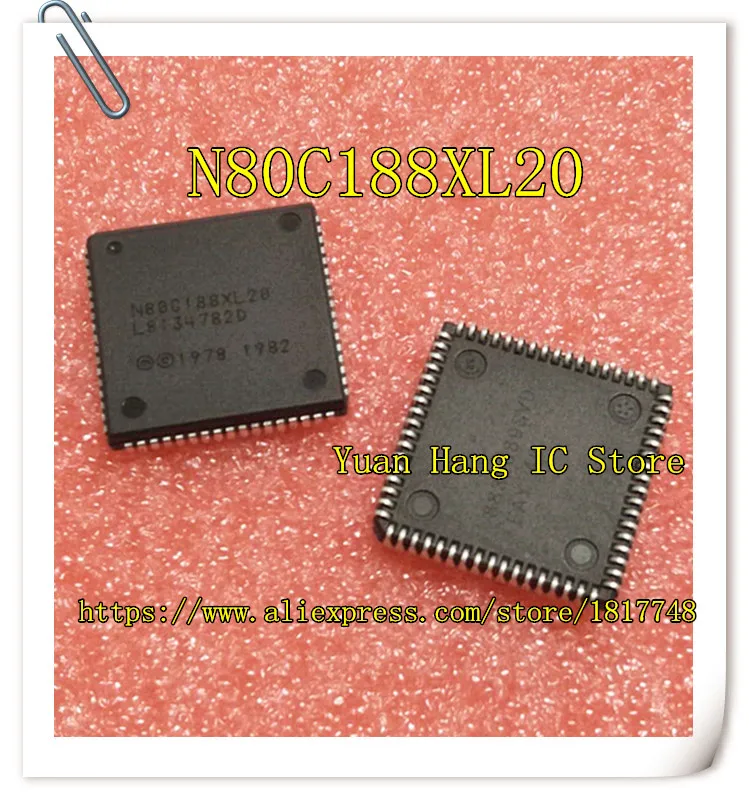 Оригинальная аутентичная и новая бесплатная доставка IC N80C188XL20 80C188 N80C188 5 шт. |