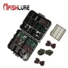Afishlure ловли карпа аксессуары крюк поворачивается рыболовные снасти инструменты Коробки