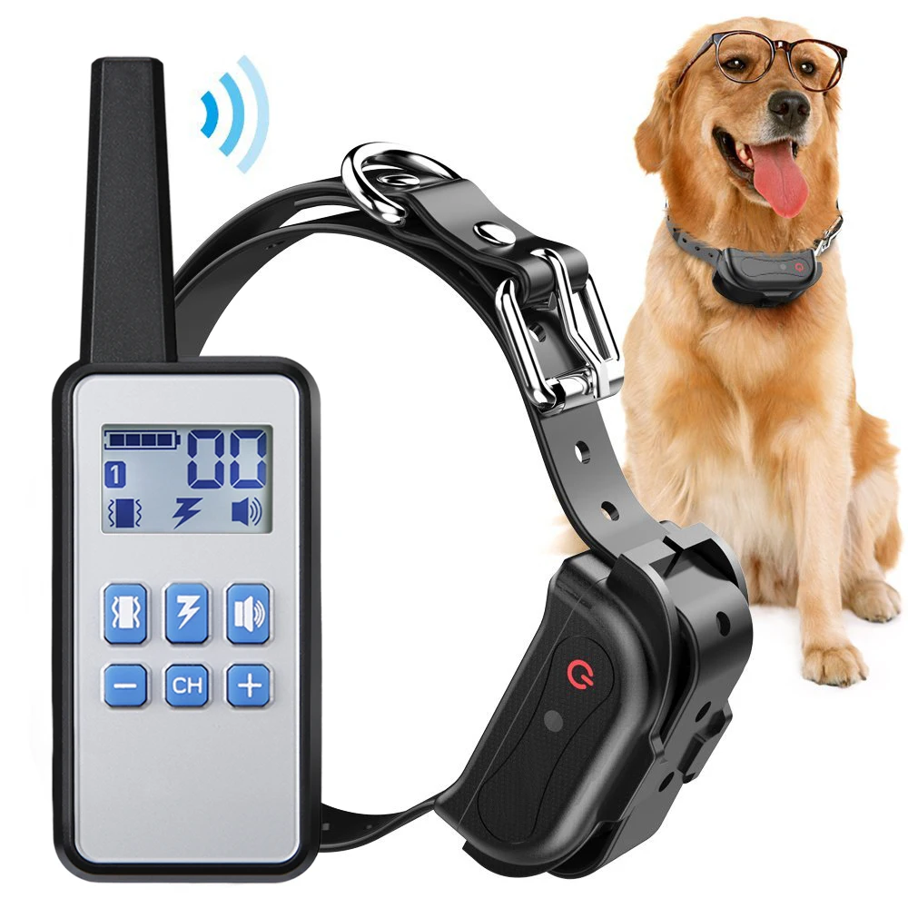 500m Electric Dog Training Collars Pet Remote Control Waterproof