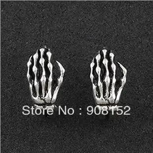 

Gothic Style Earring, Cute Skeleton Hand Stud Earrings, Skull Earrings 20pcs=10pairs/lot Wholesale