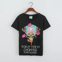 Cool ONE PIECE Cos T shirt Chopper font b Anime b font Short Sleeve Summer Cotton