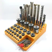 1pcs plastic Storage box for spring collet inserts collect for CNC tool parts collecting Collecting Box кровати box spring