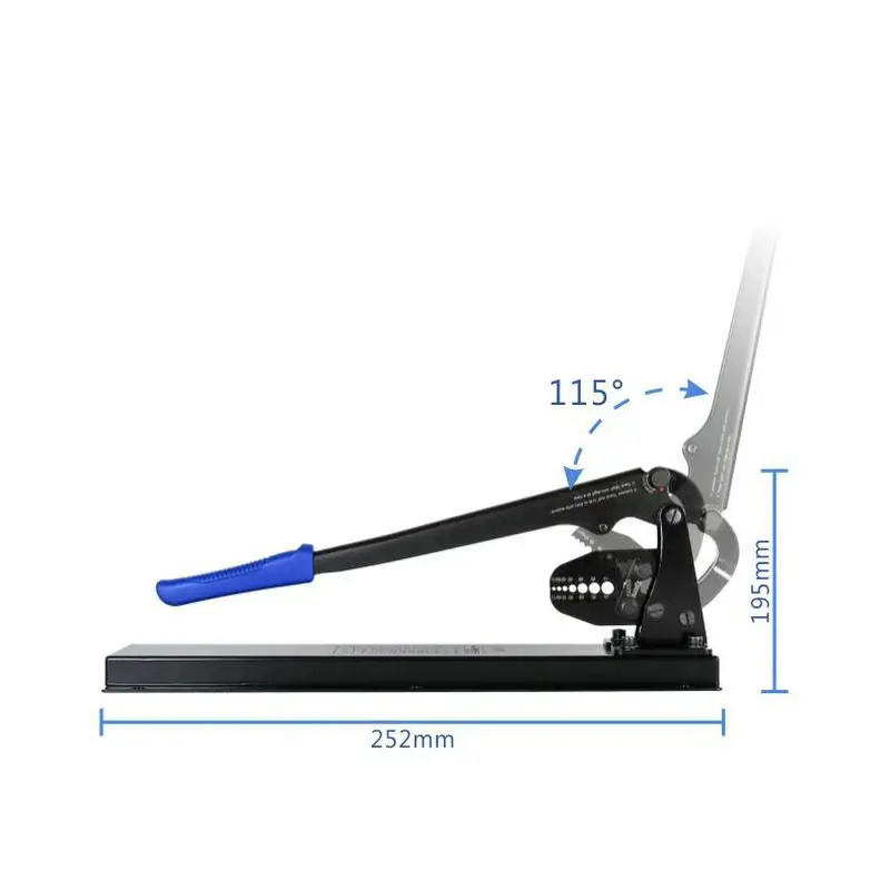 Desk Top BenchLong Handle Labour Save Ferrule Press Plier Crimping Tool For 1.5-5MM 364-316IN All Ferrule Wire Rope Crimper (4)