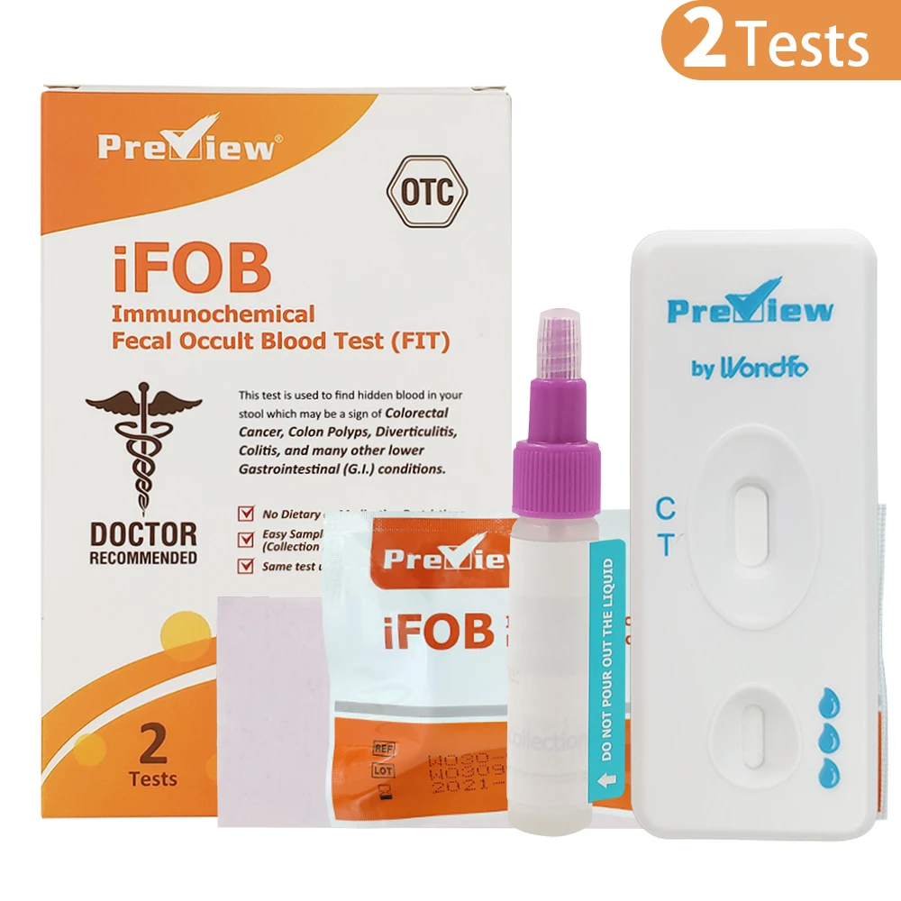 Wondfo 2 тест s один шаг Fecal оккультной крови (FOB)|Туалетная бумага| |