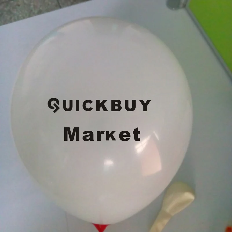latex balloons with DIY prints-QUICKBUY MARKET