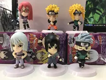 WVW 6pcs Set Anime Heroes font b Naruto b font Kakashi Sasuke Minato Uzumaki font b