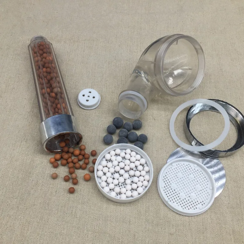 Shower Head Replacement Beads Water Purification Mineral Beads Negative Ions Ceramic Balls for Filter Shower Head Spray 6