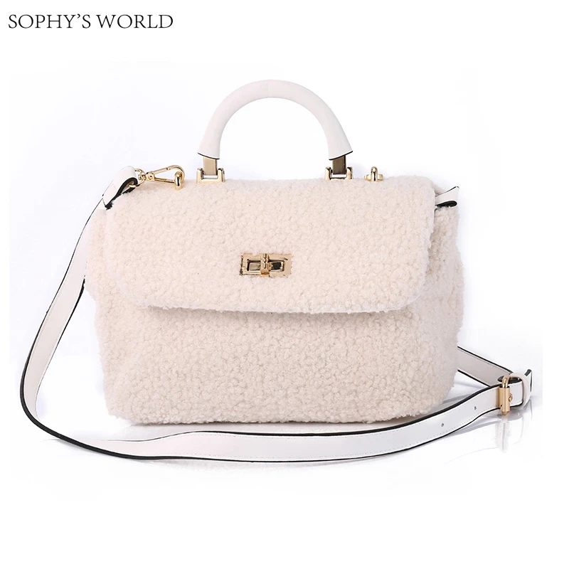 White Designer Crossbody Handbags IUCN Water