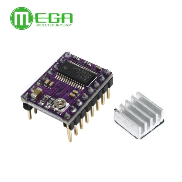 3D Printer Parts Stepstick A4988 DRV8825 Stepper Motor Driver Module With Heatsink Reprap Ramps 1.4/1.5/1.6 Control Board MKS