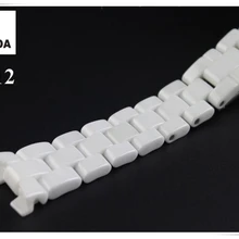 Новые качественные белые керамические часы Браслет Fit J12 Для мужчин и леди смотреть