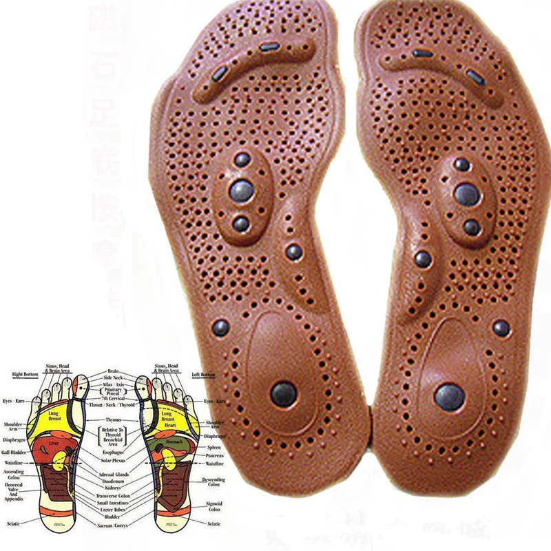 Magnetic Therapy foot Massage Pads Thener Clean Health Slimming Pain Acupuncture Insoles Shoe mat Foot massager Pad L3