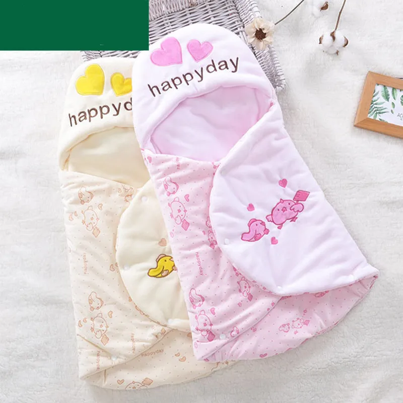 

Cocoon for Newborns Swaddle Sleeping Bags Winter Thermal Bebe Girls Basket Bedding Sleep Sacks Autumn Cotton Baby Boys Envelopes