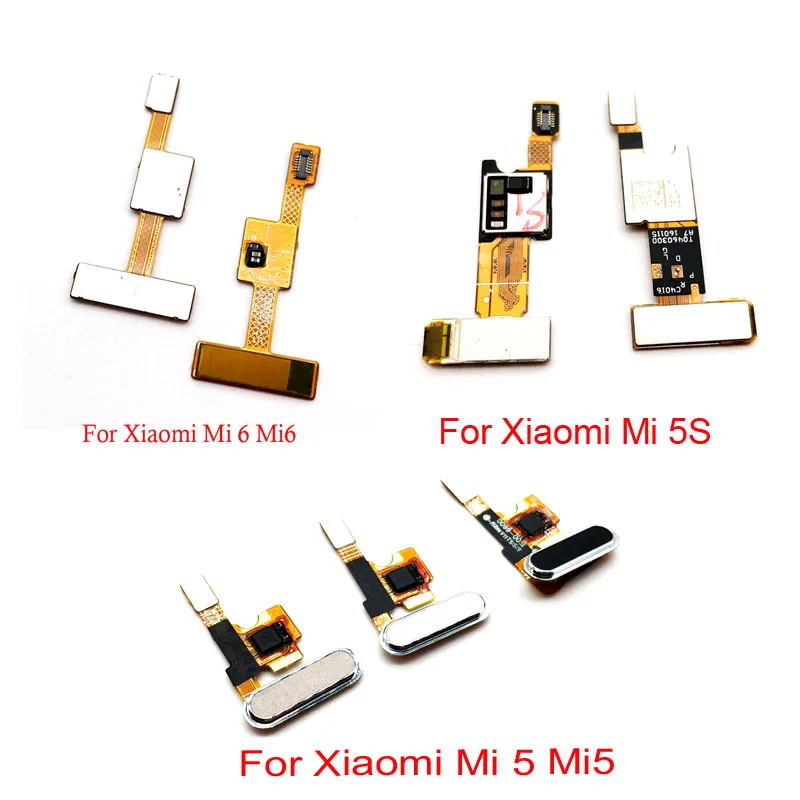 

New Fingerprint Scanner Flex Ribbon Cable For Xiaomi Mi 5 5s 6 Mi5 Mi5s Mi6 Touch Sensor ID Home Button Return Assembly