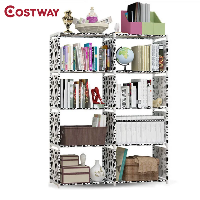COSTWAY رف تخزين الرف للكتب الأطفال رف كتب خزانة للأثاث المنزل Boekenkast Librero estanteria kitaplik COSTWAY رف تخزين الرف للكتب الأطفال رف كتب خزانة للأثاث المنزل Boekenkast Librero estanteria kitaplik