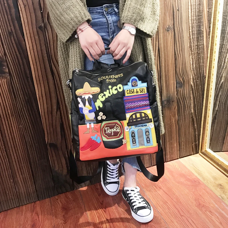 

2018 Time-limited Direct Selling Polyester No School Bag School Bags Mochilas Designer Backpack Large Capacity Travel Leisure