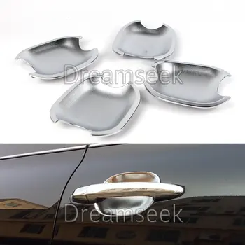 

For Toyota Highlander Camry Avalon Tacoma Door Handle Bowl Cup Cover ABS Chrome Trim