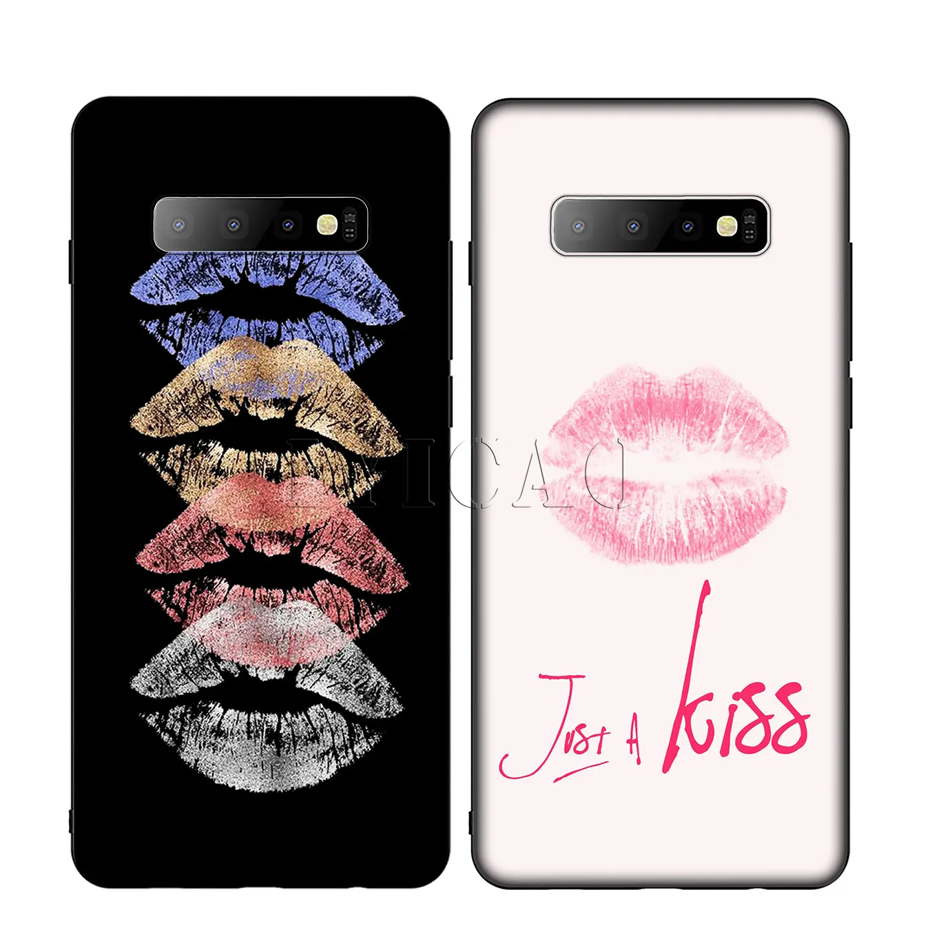 IYICAO Kiss With Lips замечательный Популярный силиконовый мягкий чехол для телефона Samsung
